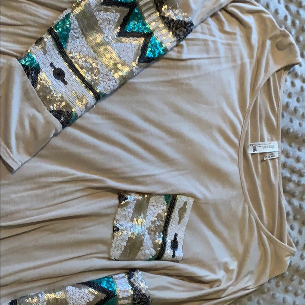 Aztec Sequin Top - Picture 2 of 2